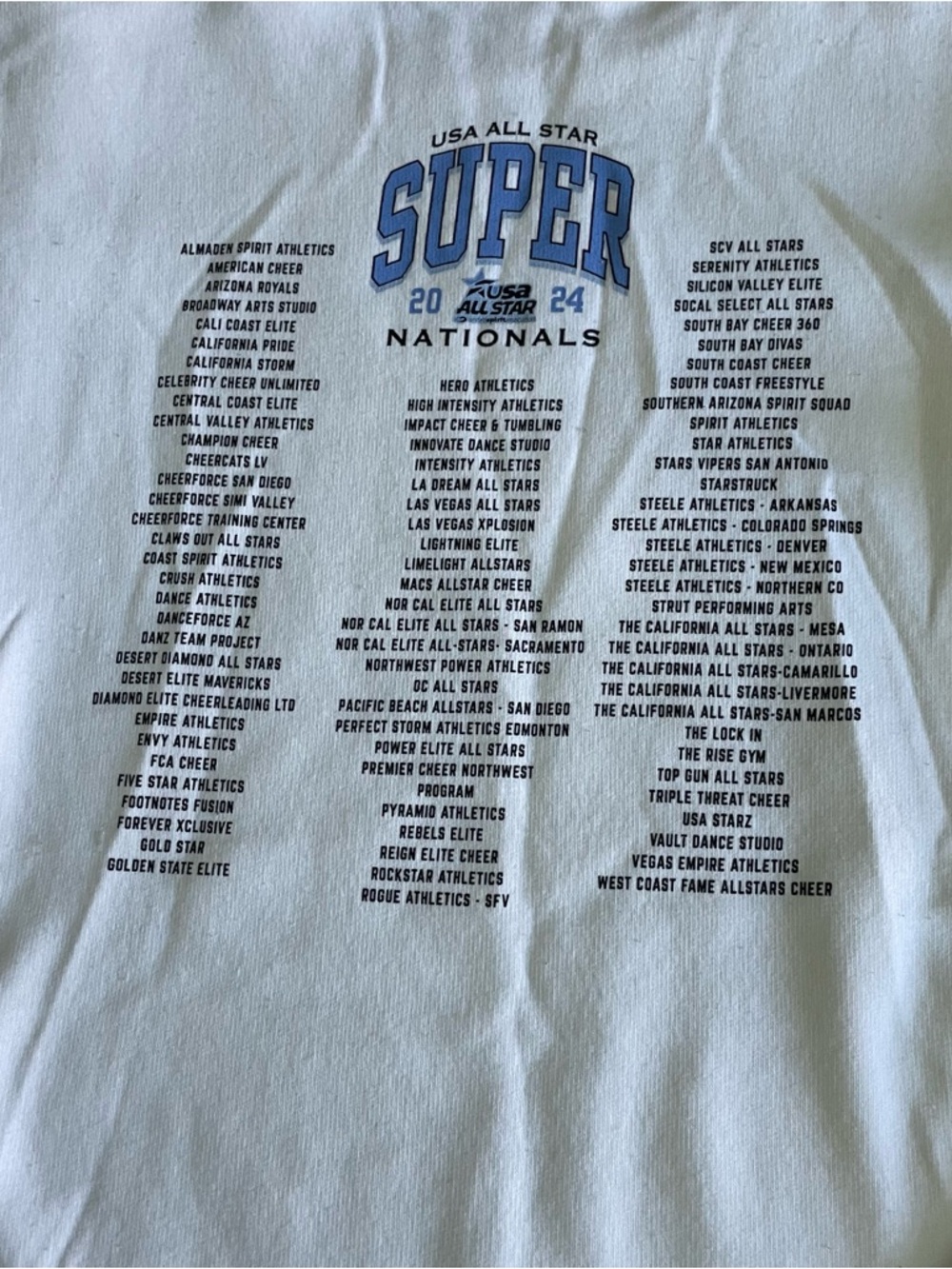 Set of 2 2024 USA All Star Super Nationals Merch Sweatshirt Med  T-Shirt Small - Picture 8 of 9